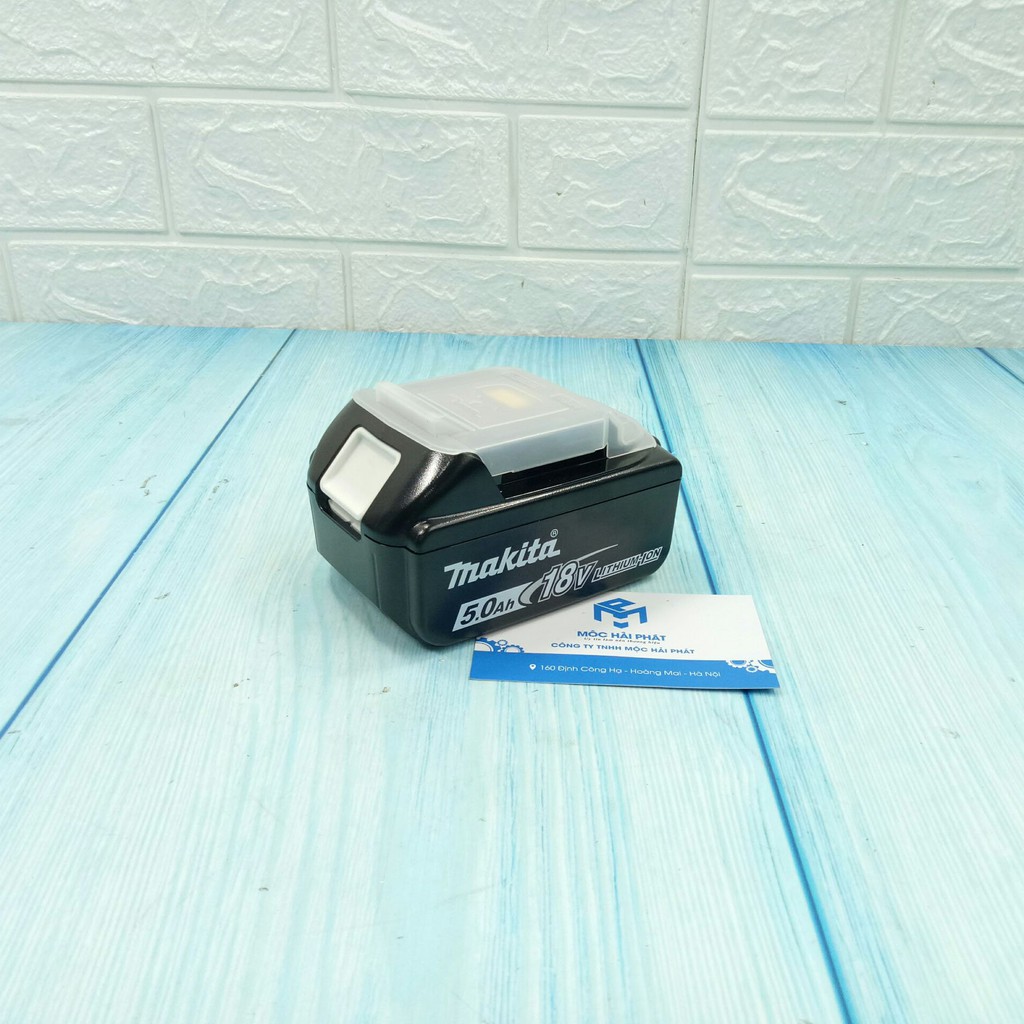 Pin Makita chính hãng pin 5Ah BL1850B - 18V chính hãng 5A - Nghề Mộc