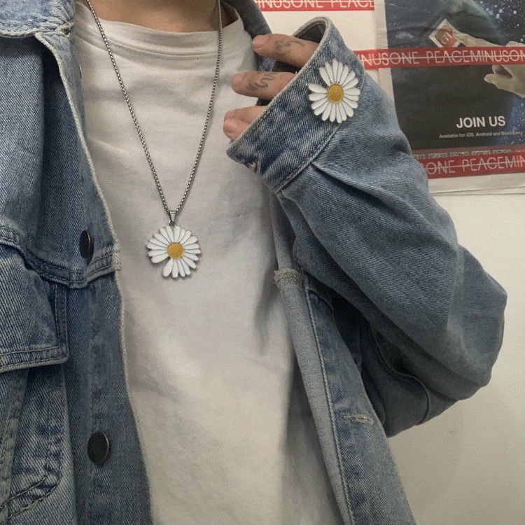 Dây Chuyền Hợp Kim Mặt Hình Hoa Cúc Nhỏ Xinh Xắn