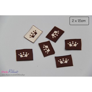 Mác thêu hình vương miện