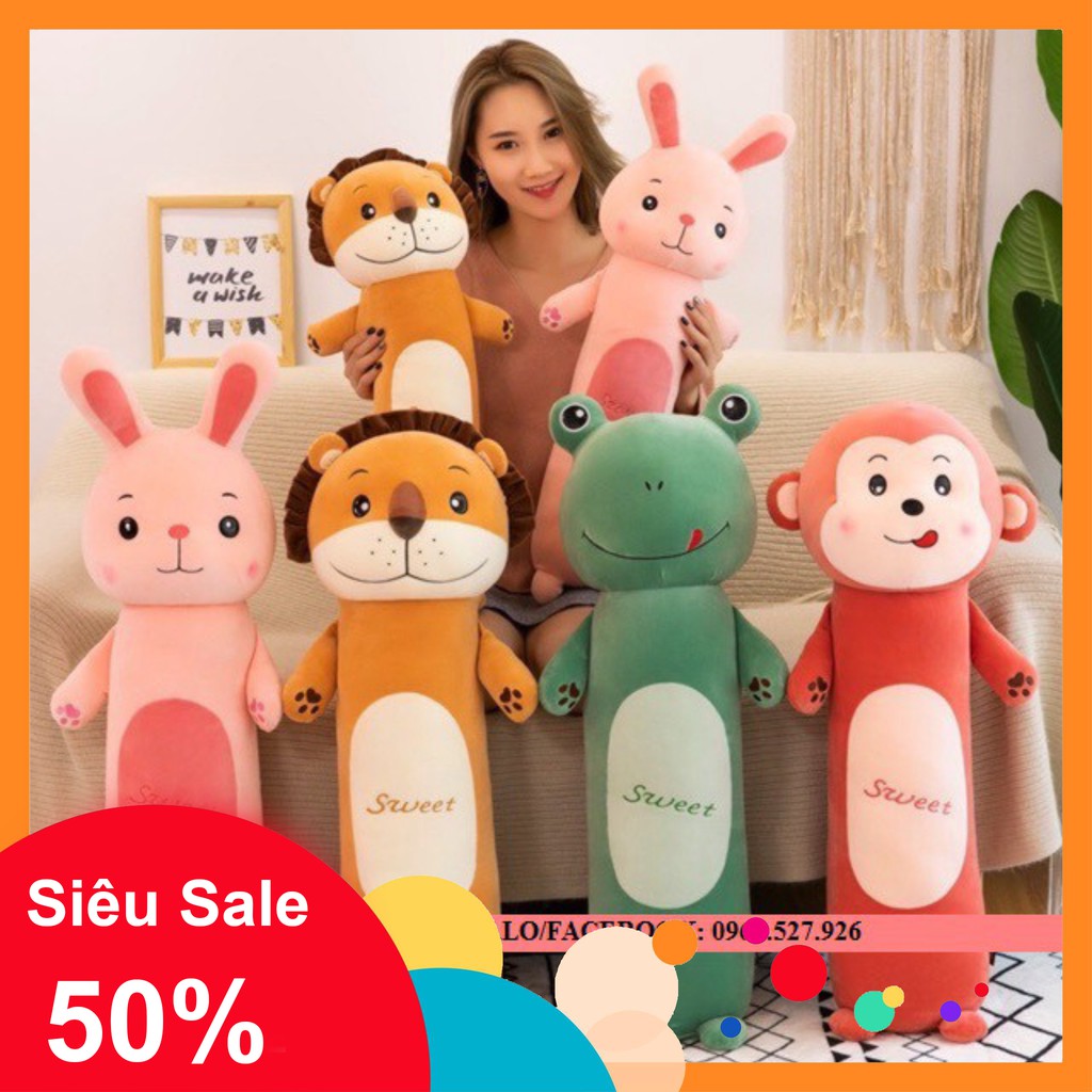 Gối Ôm Gấu Bông Hình Thú Nghộ Nghĩnh Đáng Yêu - HÀNG NHẬP KHẨU CAO CẤP - CHẤT XỊN SỜ MÊ LY