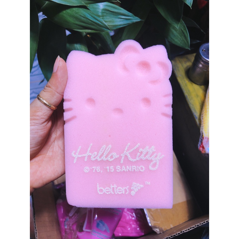 Miếng cước rửa chén 2 mặt  hello kitty mã 096 cute giá rẻ