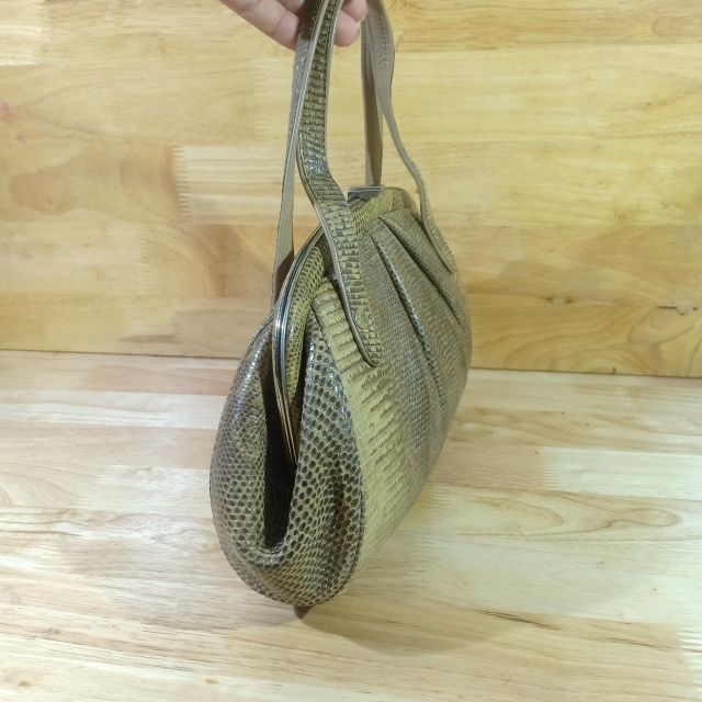 Túi xách đi tiệc da thật secondhand  180612