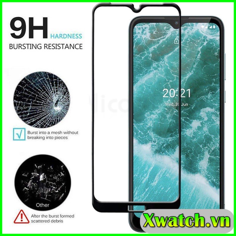 Kính Cường Lực Full màn dành cho Nokia C10 C20 C30 Full keo màn hình