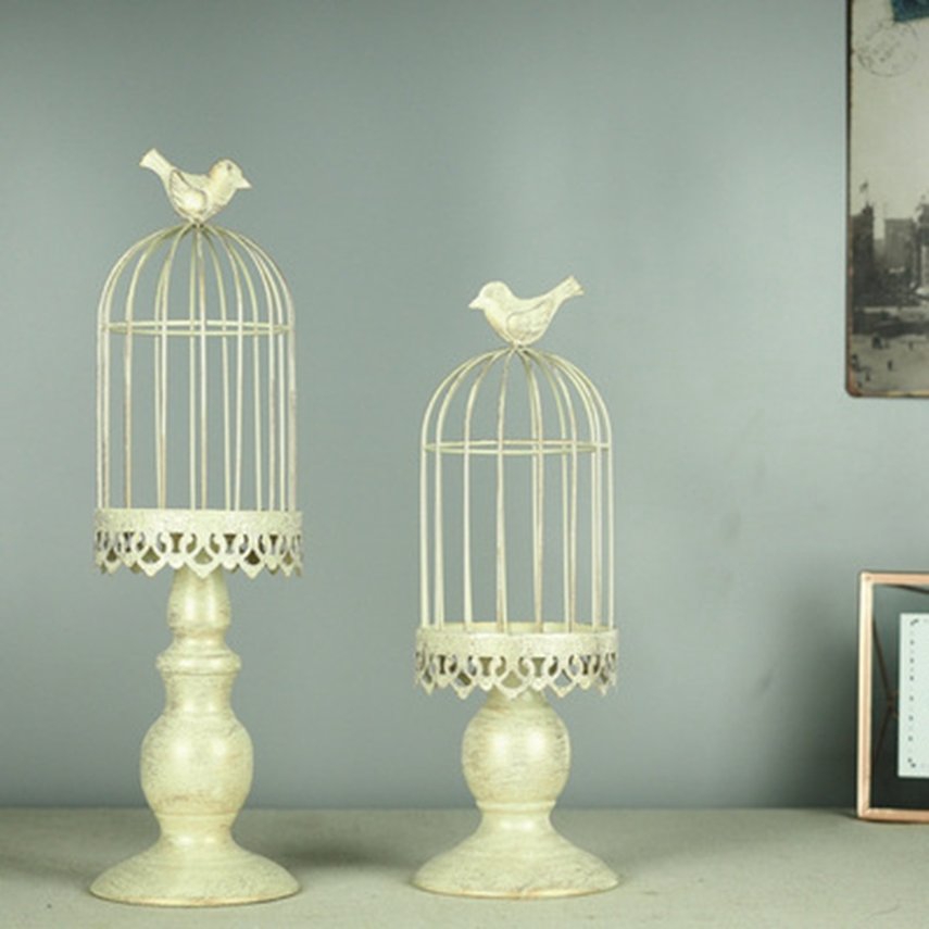 【✨ALL】Chân đế nến hình lồng chim trang trí sáng tạo