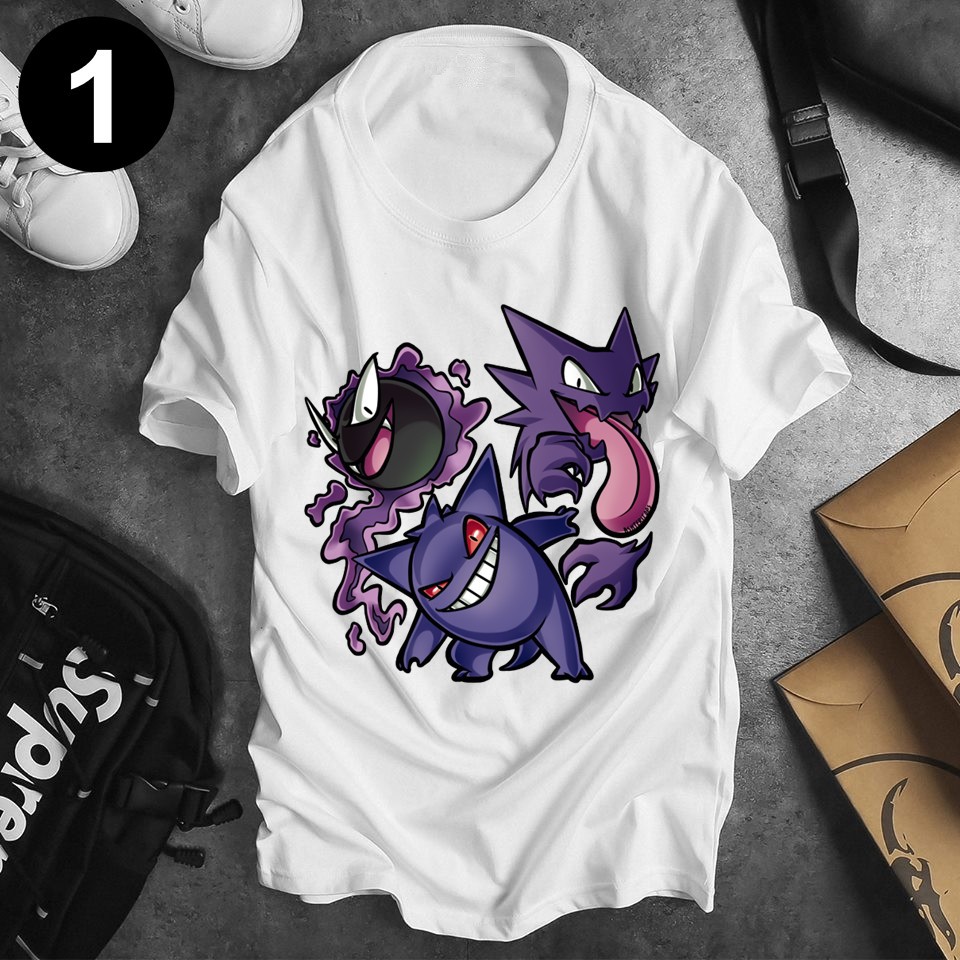 ⚡️FREESHIP⚡️Áo Thun In Hình Pokemon 3 - UNISEX Nam Nữ