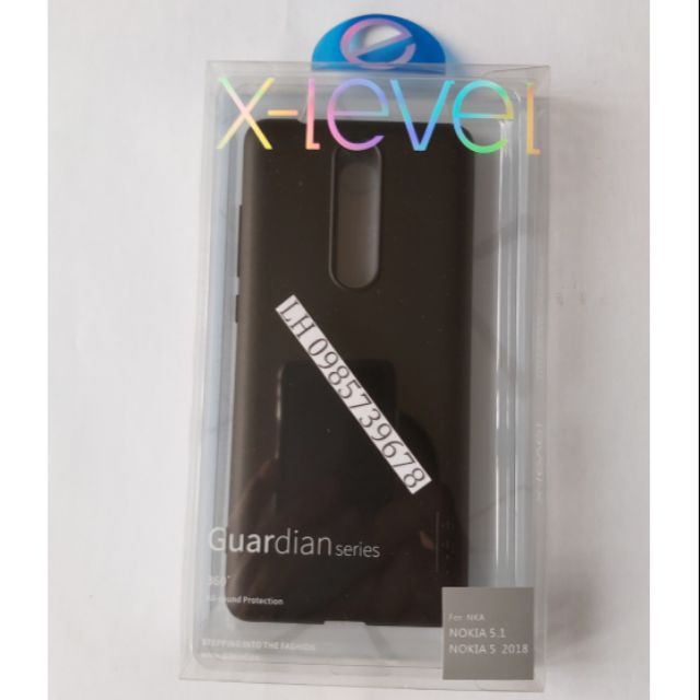 Ốp Dẻo Nokia 5.1 Chính hãng hiệu X-LEVE (Tặng Thêm Kính cường lực cao cấp)