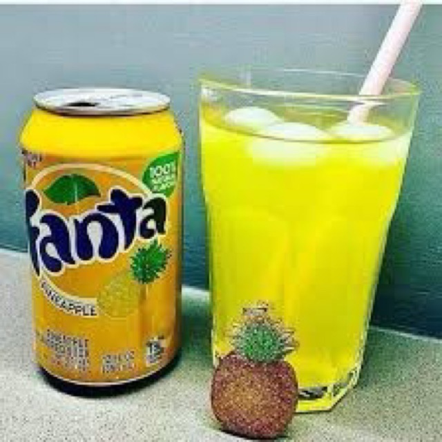 Nước ngọt Fanta dứa Mỹ 355ml date 2022