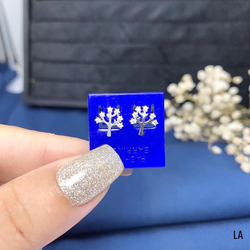 KHUYÊN TAI NHÍ HÌNH CÂY BẠC TA- BÔNG TAI HÀNG ĐỘC