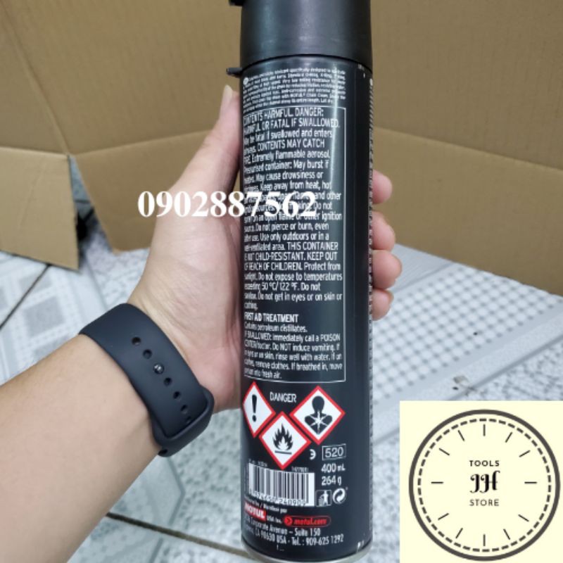 Xịt dưỡng sên Motul Chain Lube Factory Line C4 400ml