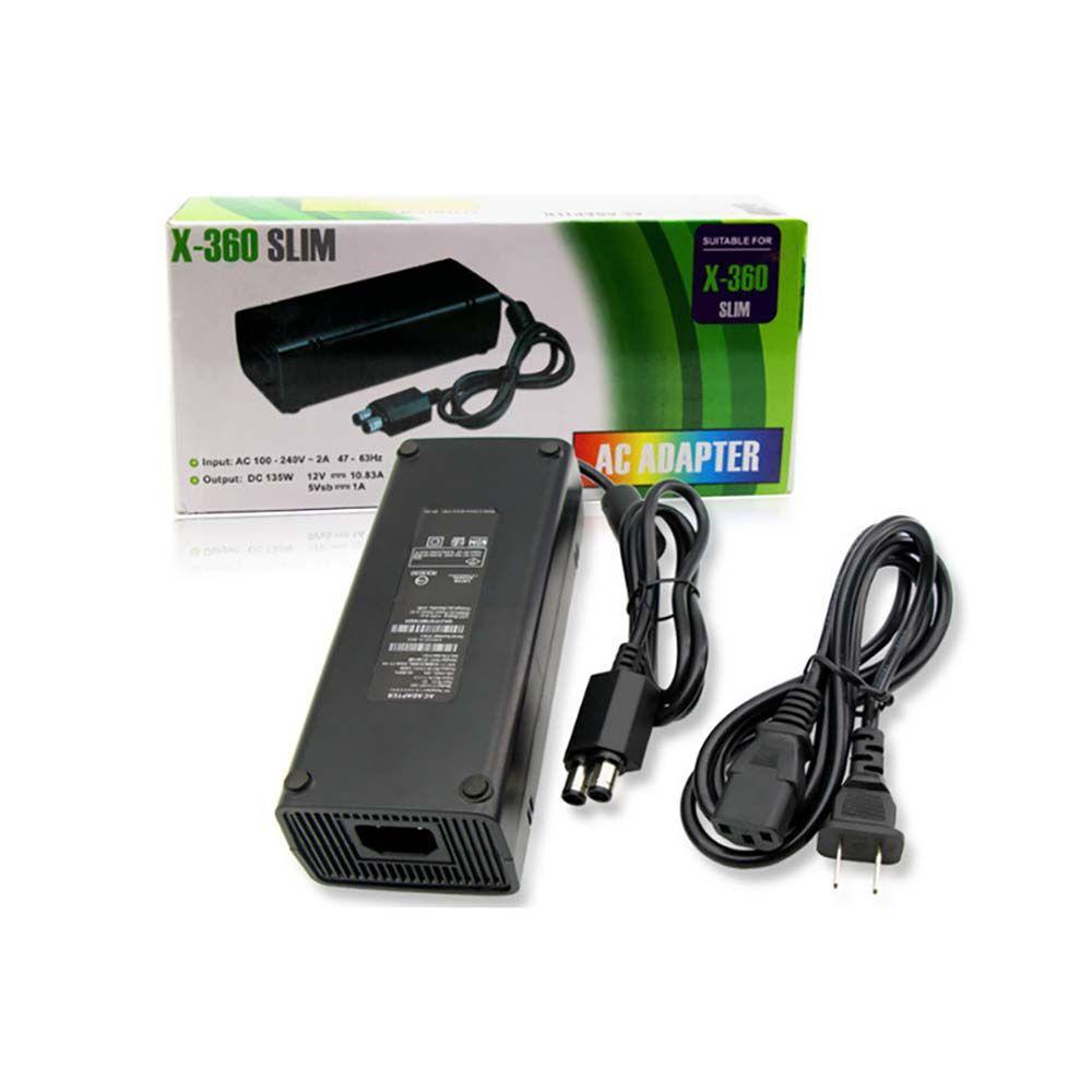 BTLIMER Phích Cắm Nguồn AC Phích Cắm EU / US / UK 360 Mỏng Cho XBox 360 SLIM
