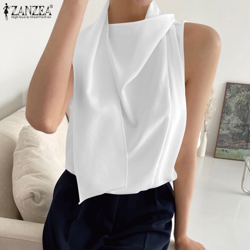 Áo sát nách Zanzea cổ yếm thanh lịch cho nữ