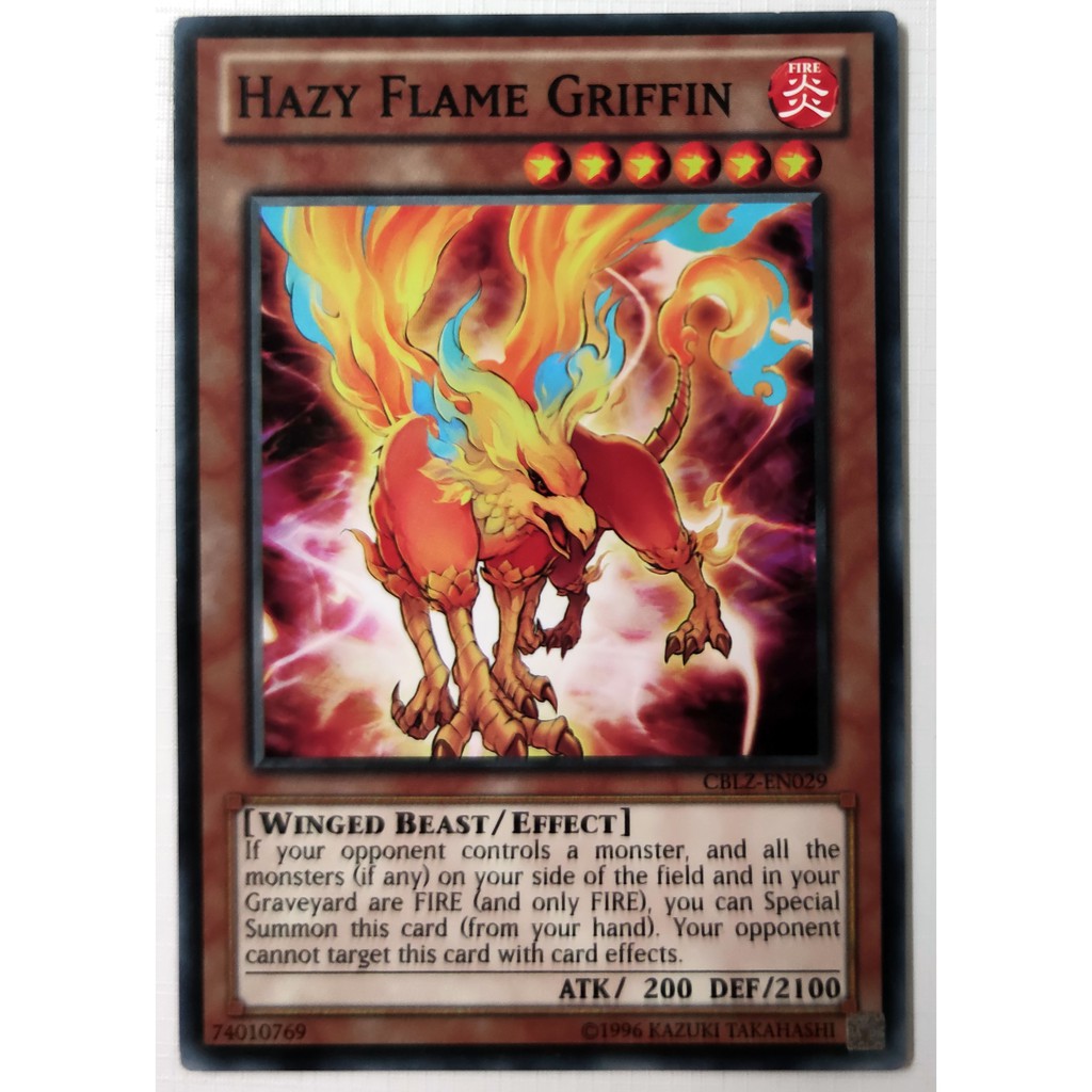 [Thẻ Yugioh] Hazy Flame Griffin |EN| Common