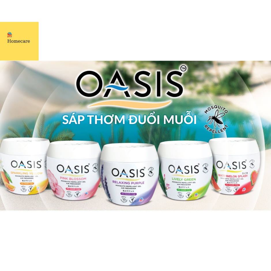 Sáp thơm đuổi muỗi OASIS  hương thơm từ thiên nhiên