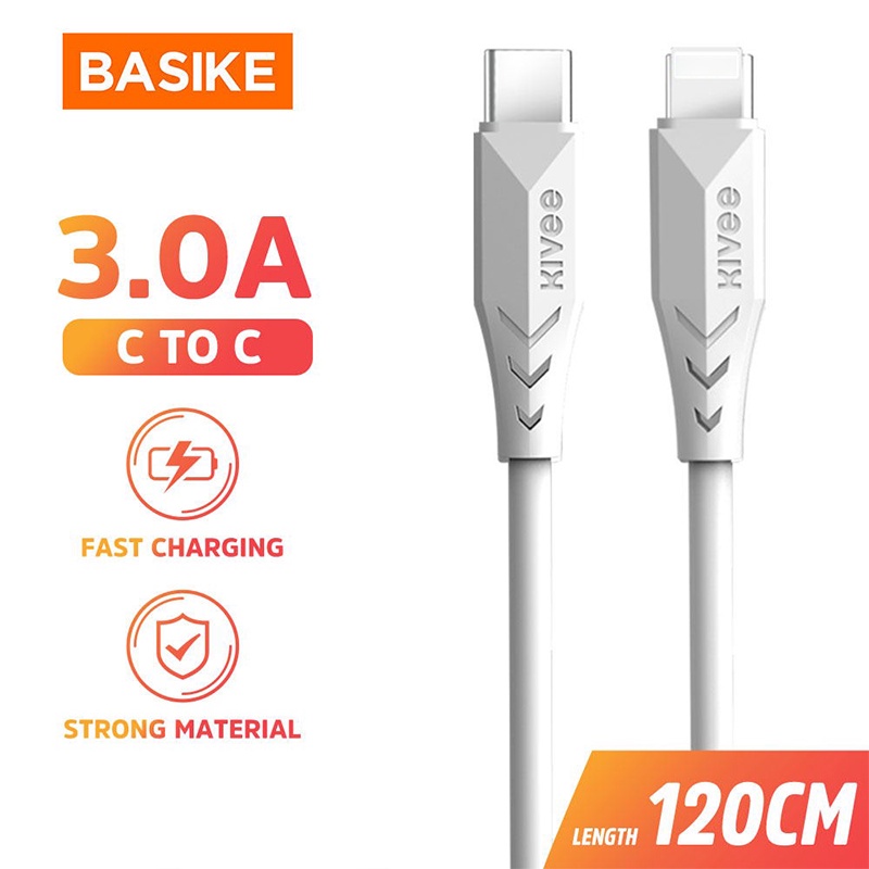 Cáp sạc BASIKE CT327 Sạc nhanh 18W Đầu ra PD / Type-C Cổng iPhone Type-C