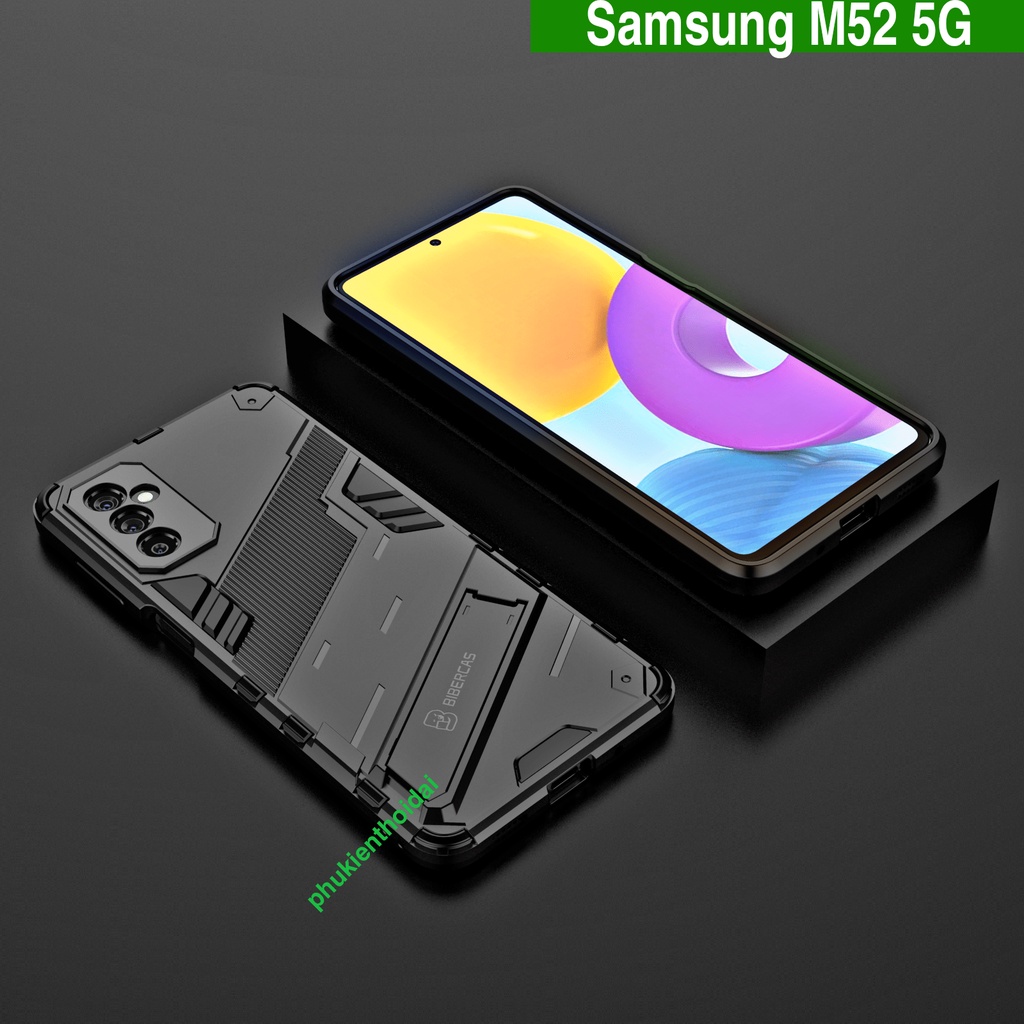 Ốp lưng Samsung M52 5G Iron Man Ver 2 chống sốc giá đỡ mặt lưng xem phim thời trang cao cấp