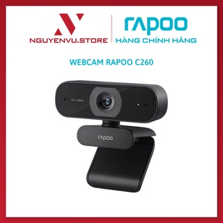 Webcam Rapoo C260 FullHD 1080p Hàng Chính Hãng