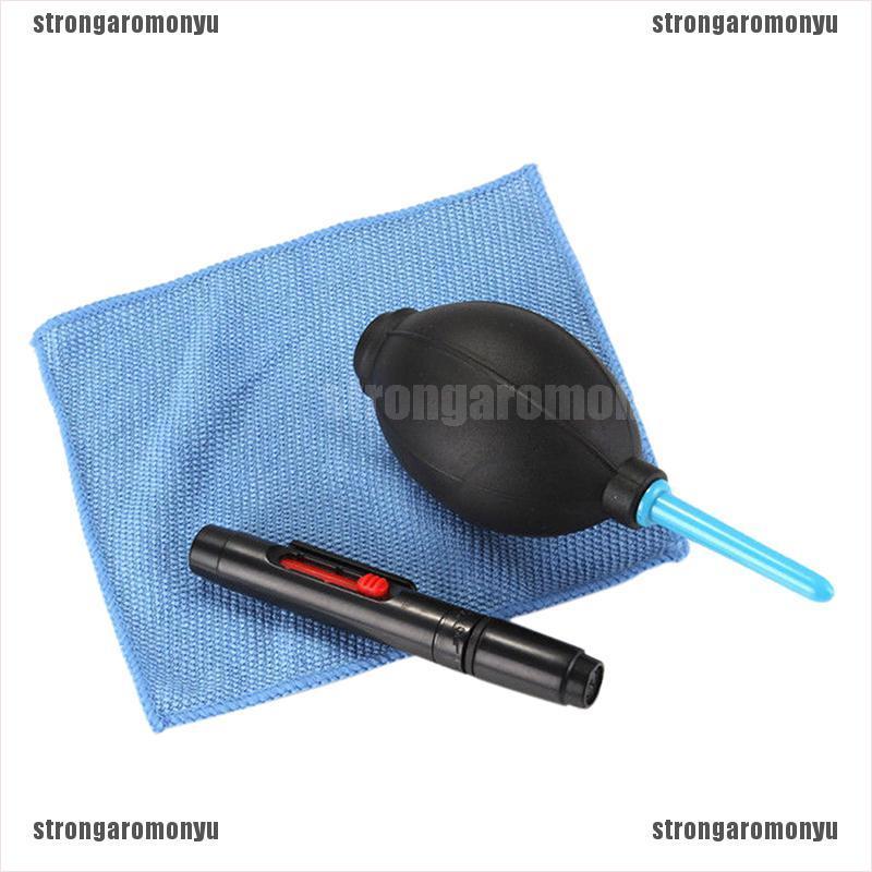 Bút vệ sinh bụi 3 trong 1 cho máy ảnh DSLR VCR kèm phụ kiện