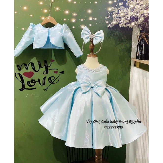 Váy công chúa Nhung Nguyễn set bóng