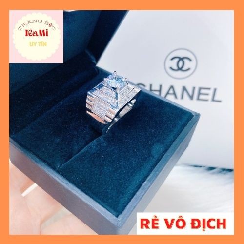 Nhẩn nam mạ bạch kim 💎𝑭𝑹𝑬𝑬𝑺𝑯𝑰𝑷 💎Nhẫn nam ưu đãi có mã giảm
