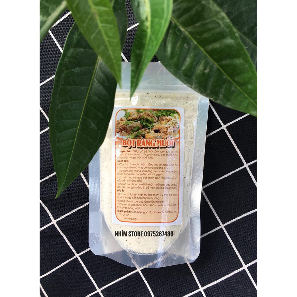 Bột Muối Rang 200g (làm gà / ếch / hải sản/ sườn sụn rang muối chuẩn vị)