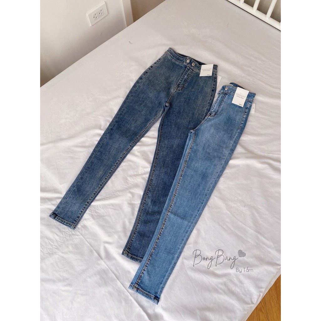 Quần jeans nữ Shynstores - quần jeasn nữ skinny form ôm cạp cao siêu tôn dáng vải đẹp freeship | BigBuy360 - bigbuy360.vn