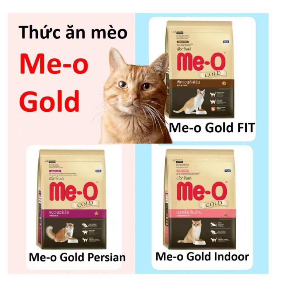 400g - Thức ăn khử mùi hôi, giữ dáng cho mèo Me-o Gold 3 VỊ
