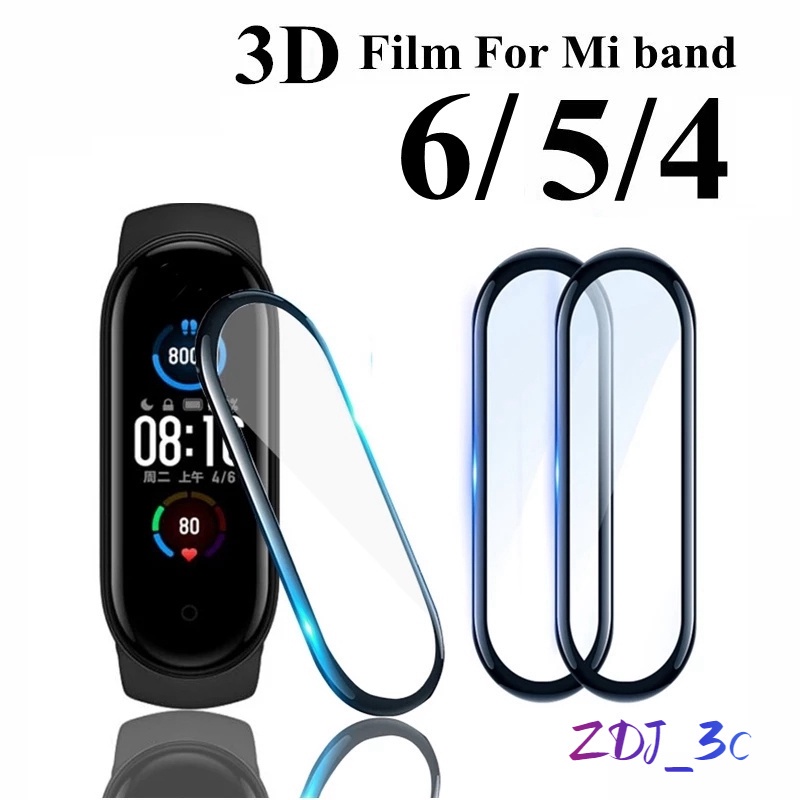 Kính Cường Lực 3D Bảo Vệ Màn Hình Cho xiaomi mi band 5 4 6 xiaomi mi band 5 miband