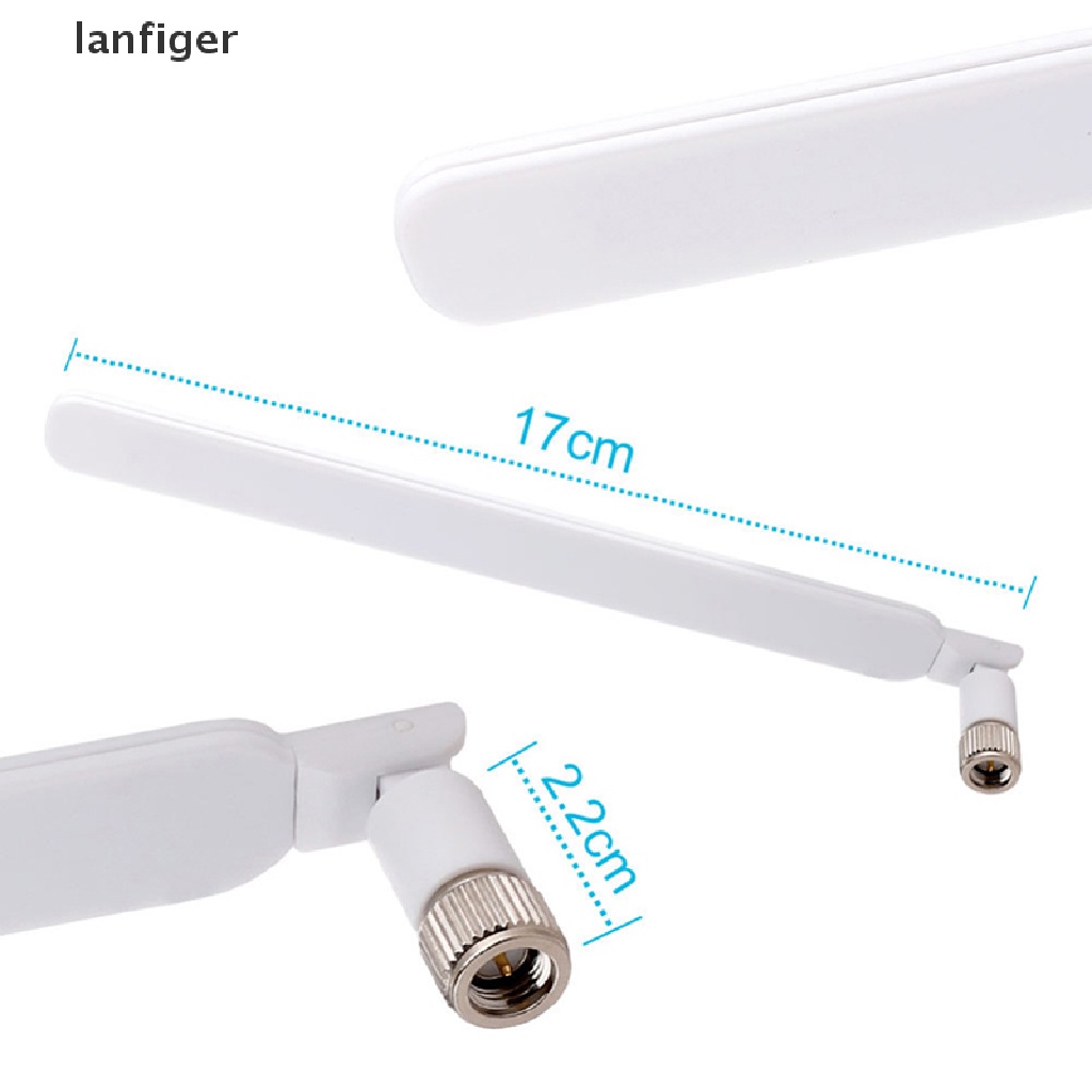 2 Ăng Ten 4G 10dBi SMA Đực 700-2700MHz Cho Bộ Định Tuyến Wifi 4G LTE