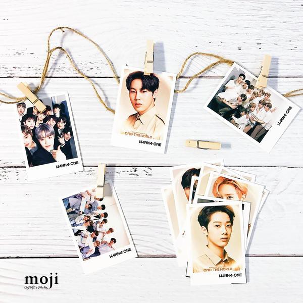 Card polaroid Wanna One world tour photo set 16 pic