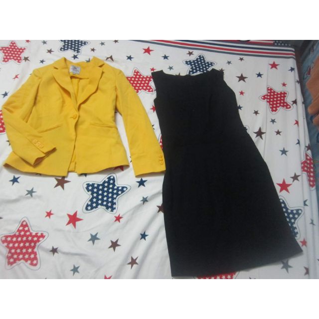 Set đầm công sở và áo khoác (có tách set) size M
