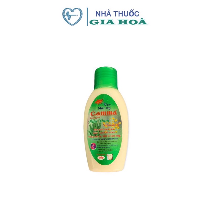 Gel lột mụn / keo dán mặt nạ lột mụn nha đam Gamma lấy sạch bụi bẩn, thông thoáng lỗ chân lông