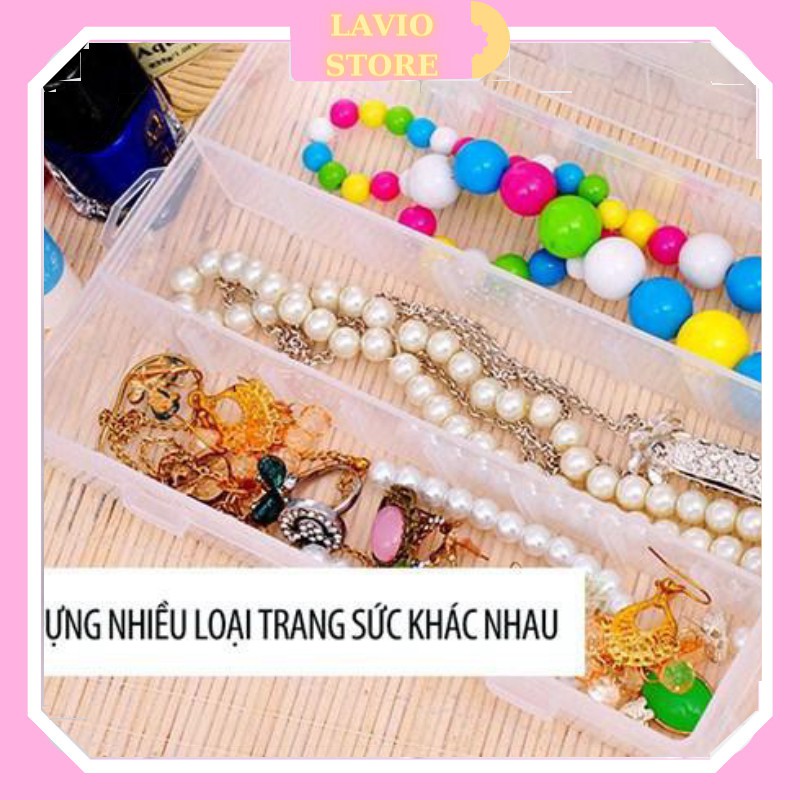 Hộp Đựng Đồ 10 Ngăn Trong Suốt-Vrg1253- Lavio Store