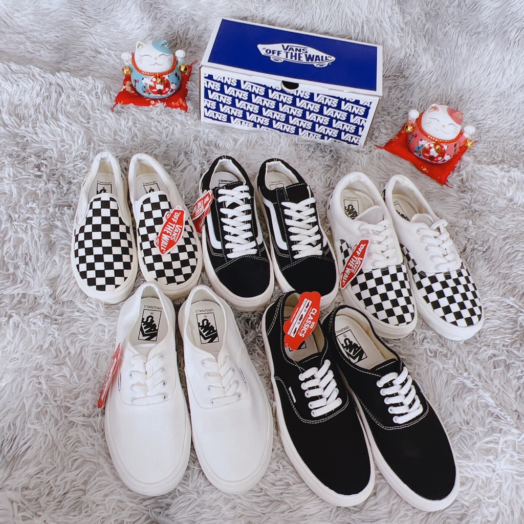 Giày vans classic lót da các loại hàng 1:1 chất lượng ( full box + freeship )
