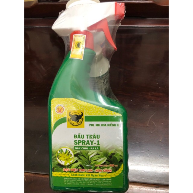 Phân đầu trâu Spray 1 - Chuyên dùng cho hoa lan giai đoạn nảy chồi 500ml