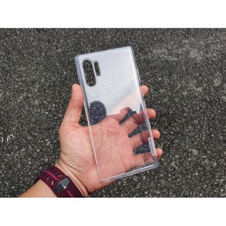 Ốp lưng Samsung Galaxy Note 10 note10 Note 10+ Note 10 plus note10plus hiệu Nillkin dẻo trong suốt bo viền máy