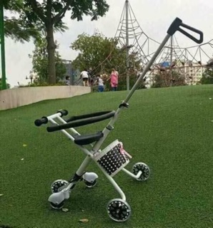 33% GIẢM Xe đẩy siêu thị 3 bánh 5 bánh gập gọn chắc chắn