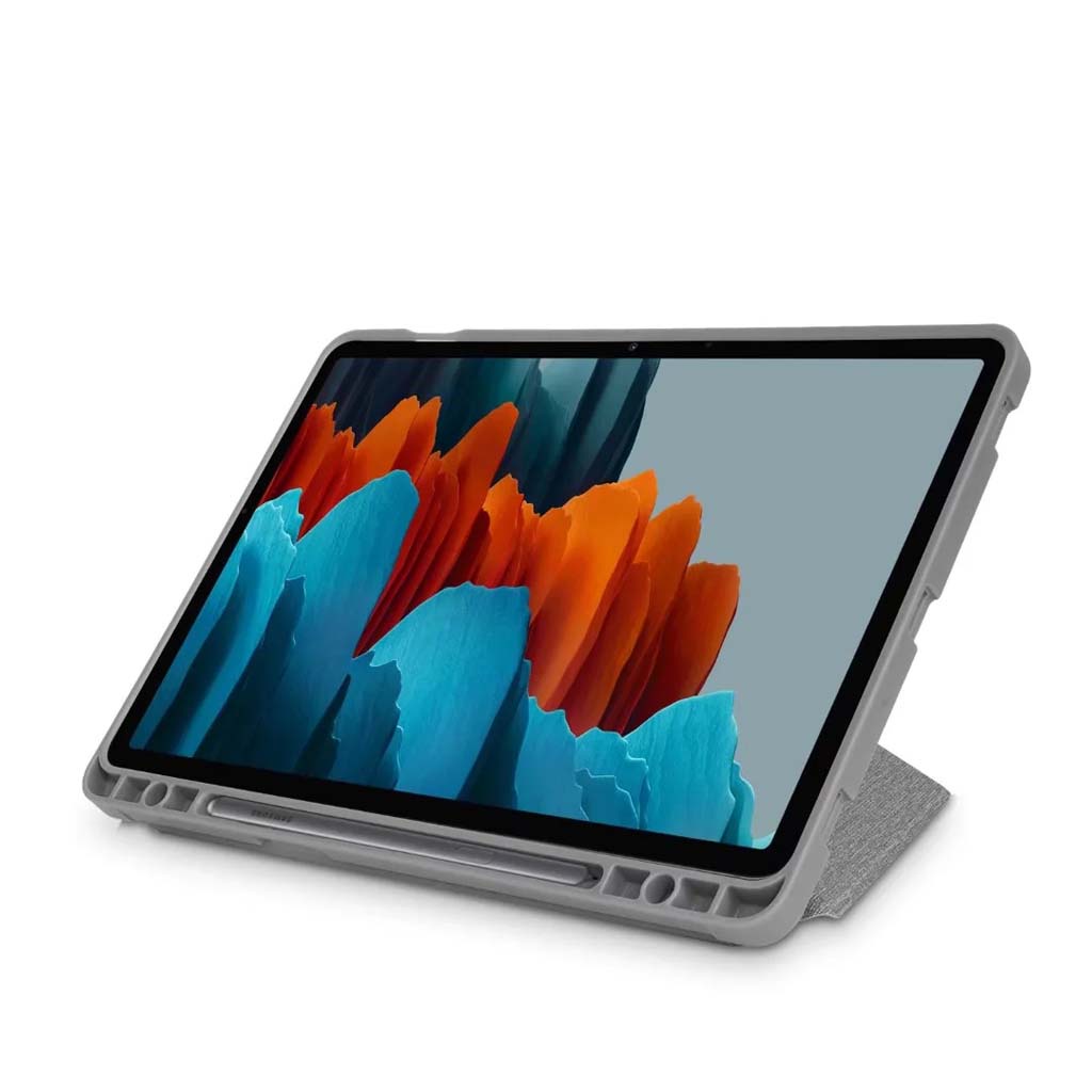 Ốp Điện Thoại TPU Mềm Mỏng Dạng Gập Đa Góc Kiêm Giá Đỡ Cho Samsung Tab S7 T870 T875 S8 X700 X706 11 inch