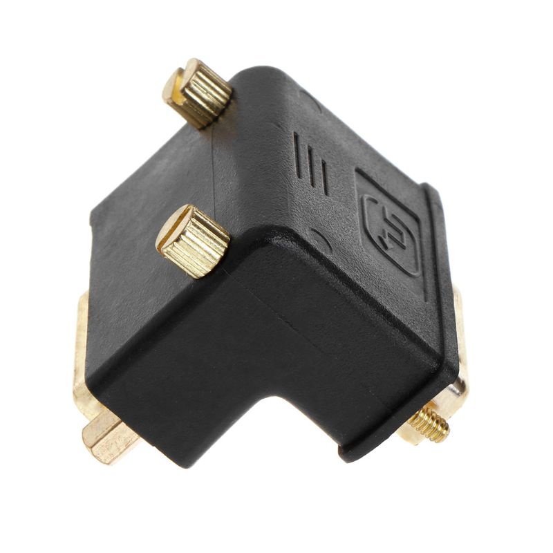 Đầu Nối Mở Rộng DVI 24 + 5 D DVI-I Góc Phải 90 Độ Chuyên Dụng Cho HDTV LCD