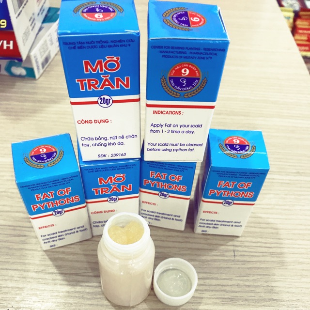 Mỡ trăn dược liệu quân khu 9