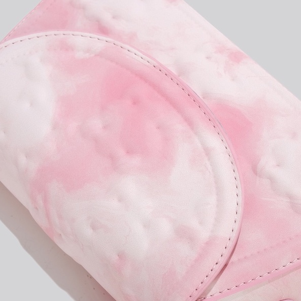 🌸Hàng Order🌸 Túi Xách Nữ CEEKAY Da Vân Đồ Họa Màu Pha Nắp Gập Dính Quai Da Đeo Sang Chảnh Nữ Tính🌸Hàng Quảng Châu