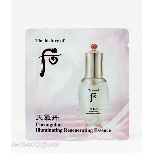 Tinh chất Tái sinh cao cấp Whoo Cheongidan Illuminating Regenerating Essence (Gói 1 ml) - Tăng cường sức mạnh cho da