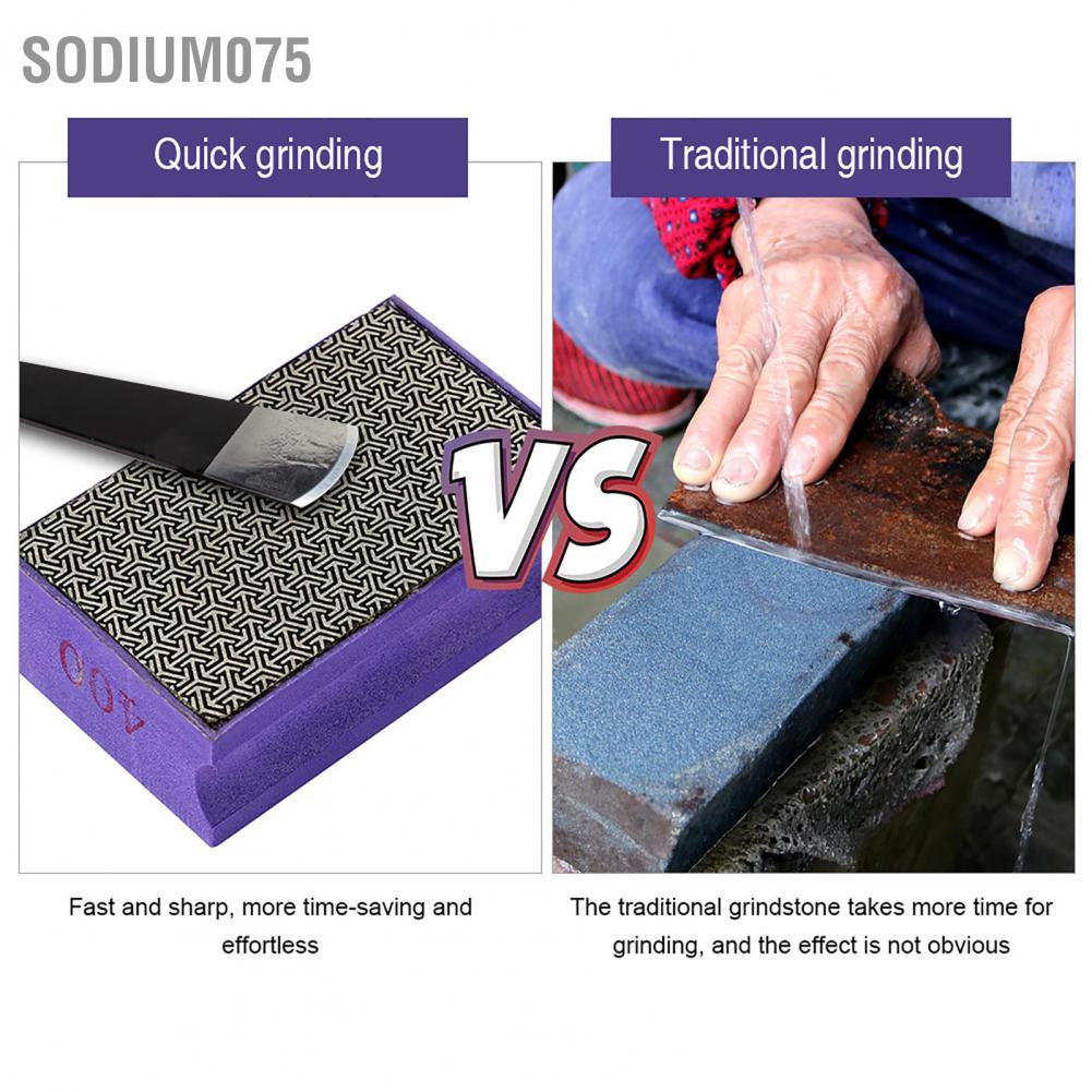 Sodium075 Sodium075 60-400 # Grit Kim cương Tấm đánh bóng bằng tay cho đá Marble Glass Granite