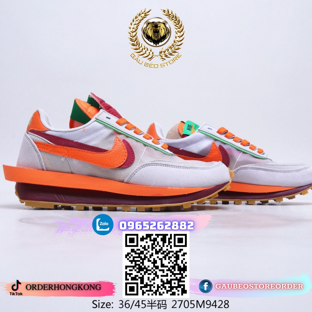 DH1347-100ID：2705M9428 Nhận Order Hỗ Trợ Free Ship Giày 1:1 Sneaker ***SACAI × NIKE LDV Waffle