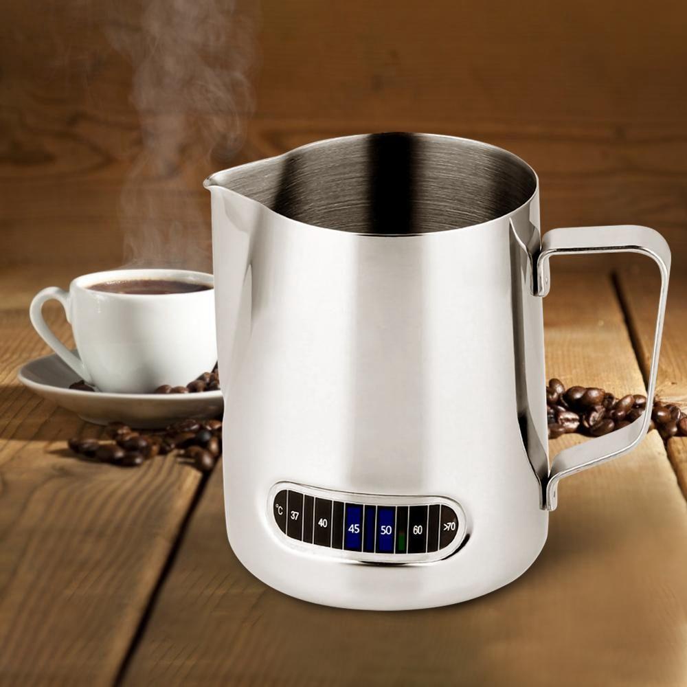 Bình Inox Pha Cà Phê Latte Kèm Nhiệt Kế Chuyên Dụng Cho Nhà Bếp