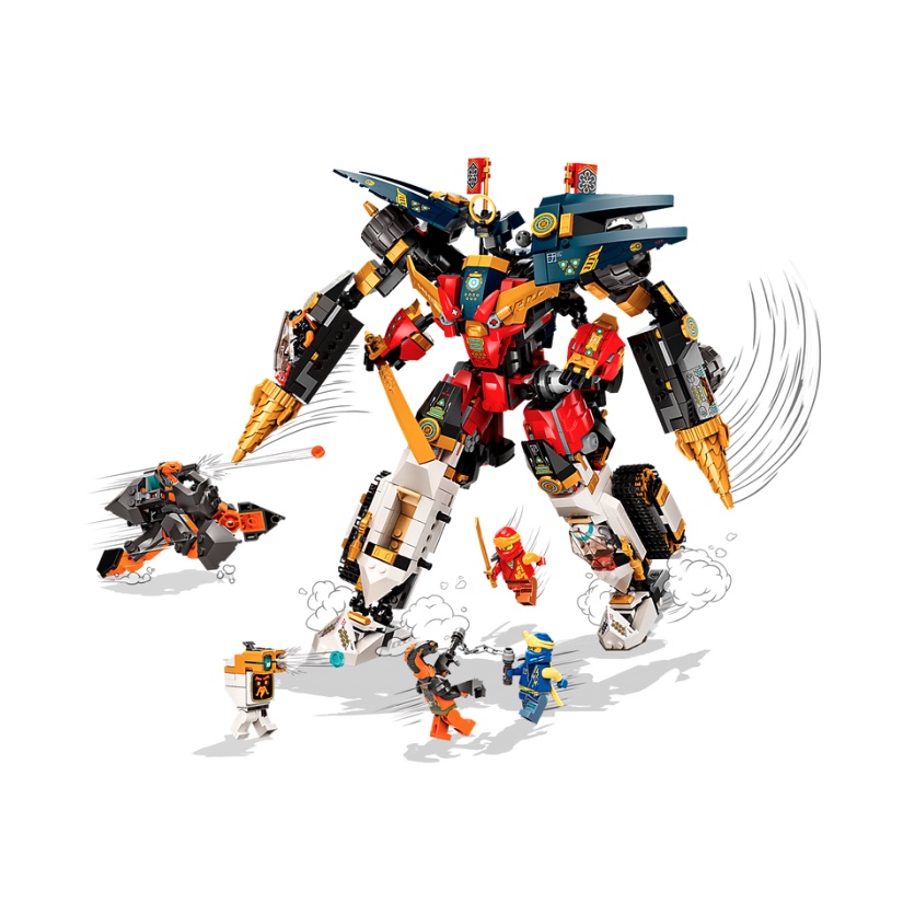 Lego HaHa - Lego Ninjago - Siêu Chiến Giáp Hợp Thể - Ninja Ultra Combo Mech - 71765