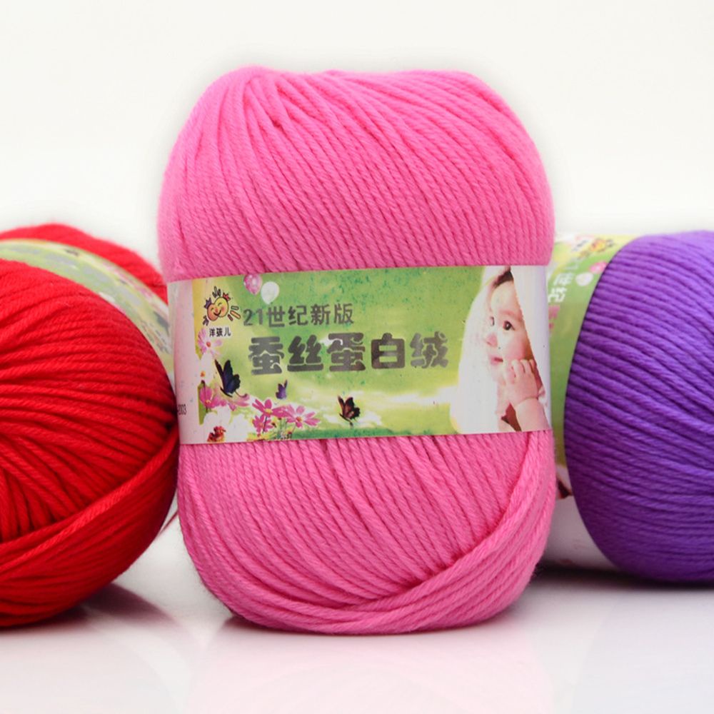 Daphne Cuộn Len Đan Móc 50g 6ply Chất Lượng Cao Mềm Mại