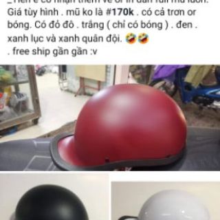 Mũ bảo hiểm mỏ vịt