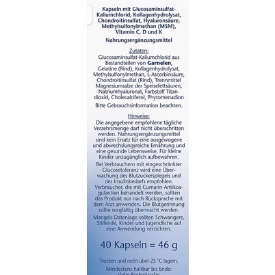 Viên xương khớp ⚡ CAM KẾT CHÍNH HÃNG ⚡ Viên uống hỗ trợ xương khớp DoppelHerz Glucosamin 1500, hộp 40 viên  [Bill Đức]