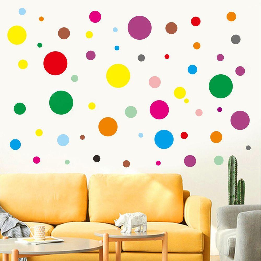 Giấy Dán Tường Họa Tiết Chấm Bi Nghệ Thuật Trang Trí Phòng Ngủ Cho Bé