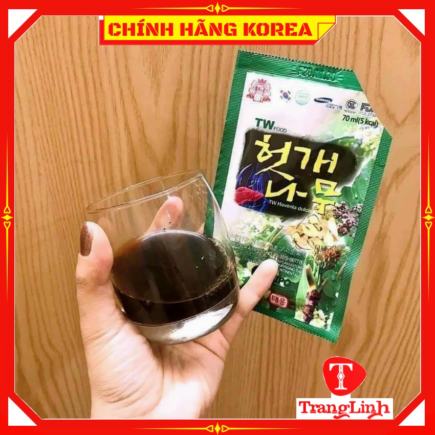 Bổ gan hàn quốc nội địa Hanil, hộp 30 gói - Nước bổ gan Hovenia chính hãng - tranglinhkorea